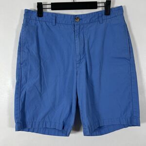 Vineyard Vines Chino Club Shorts Mens Size 32 Blue 9” Inseam Cotton Canvas